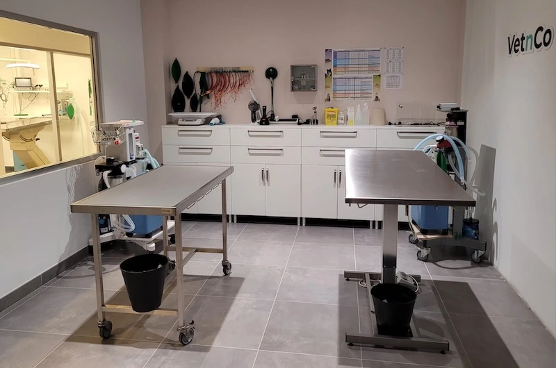 photo de la salle d'intervention vetnco -vetnco.fr